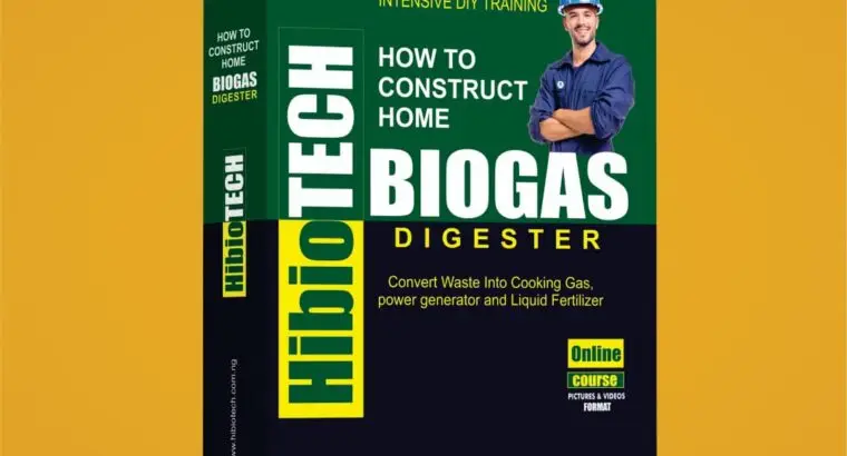 DIY Biogas Training course (With Pictures & Videos)