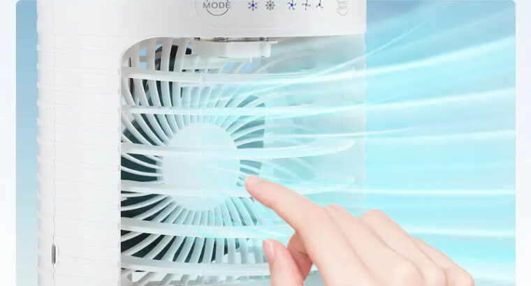 New Arrival Portable Mini Personal Air Conditioner Fan with Light USB Charging Table Installation fo