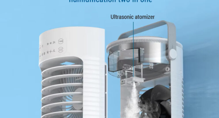 New Arrival Portable Mini Personal Air Conditioner Fan with Light USB Charging Table Installation fo