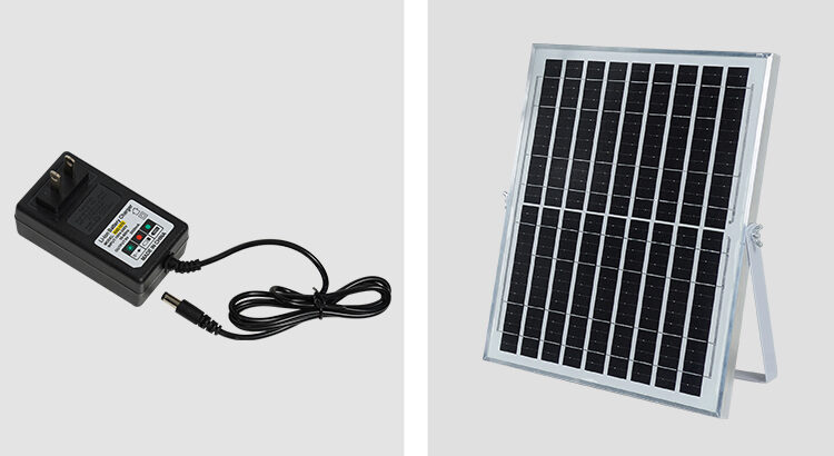 12 Inch Solar Panel Electric Energy Rechargeable Fan With Battery and Led Light Stand Floor Fan for